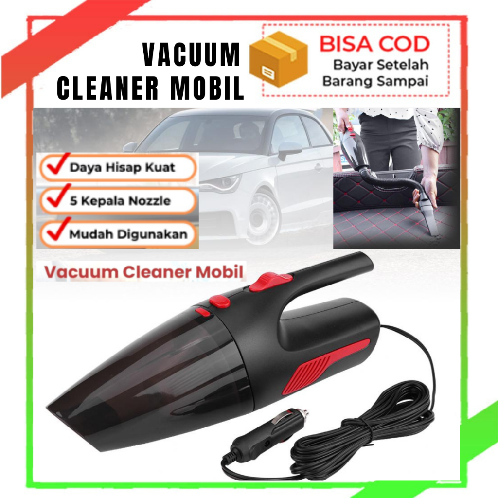 Vacuum Cleaner Penyedot Debu Mobil 12V 120W
