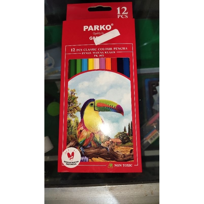 

Pensil Warna PARKO Quality by GREEBEL 12 Warna Panjang