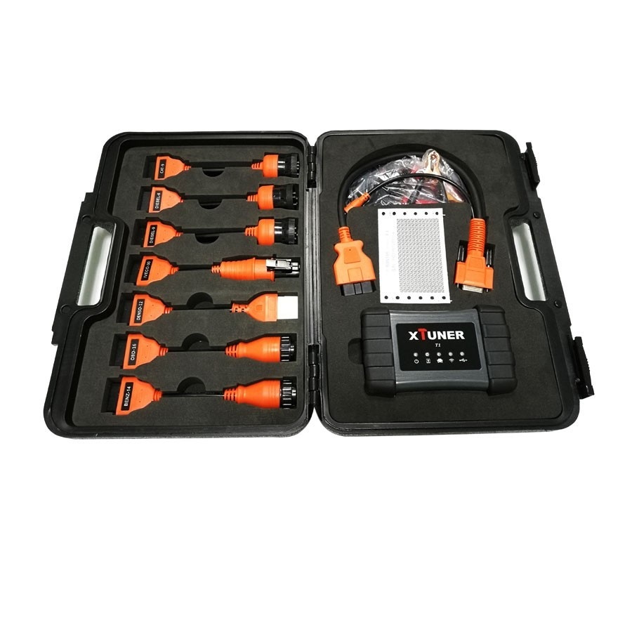 Original XTUNER T1 HD Heavy Duty Diesel Truck Auto Diagnostic Tool  With Special Function Support Wi