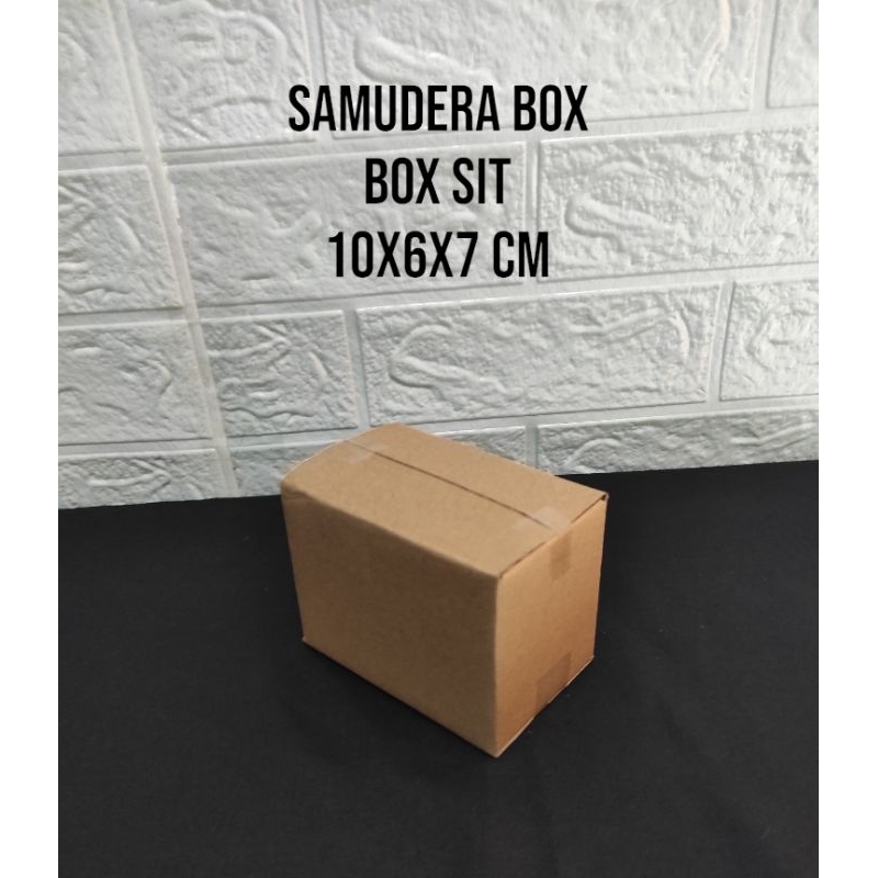 

kardus karton uk.10x6x7 cm... ST(SHEET) SINGGLE WALL POLOS