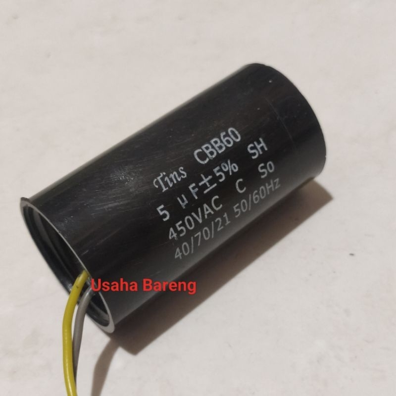 KAPASITOR CAPASITOR 5UF BULAT