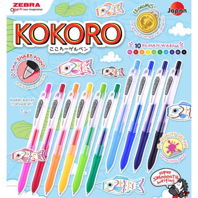 

Satuan ZEBRA KOKORO PEN 0.5mm