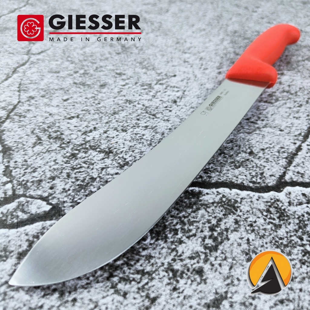 Butcher knife pisau sembelih giesser bullnose 24 cm Red original Germany 6005-24