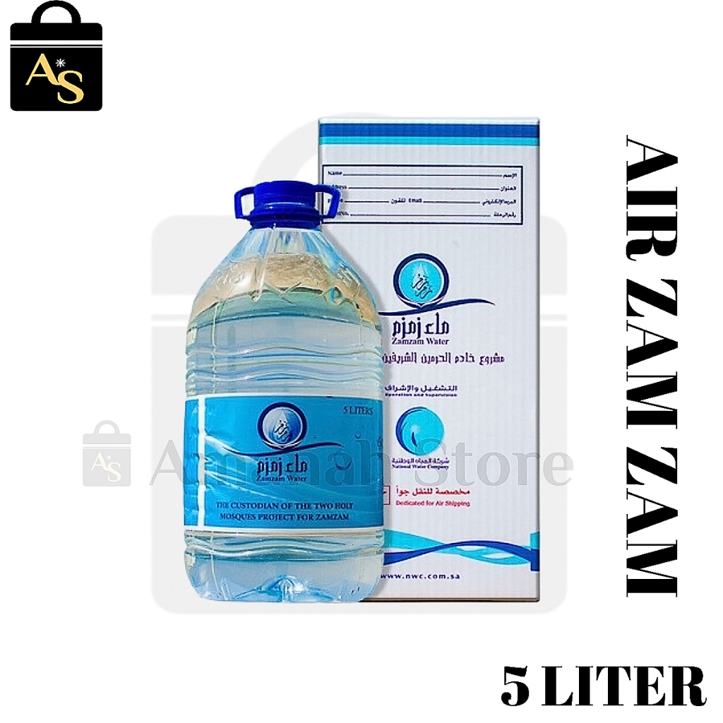 

Air Zam Zam 5 Liter Asli Original Zamzam 100% Tanpa Bahan Campuran