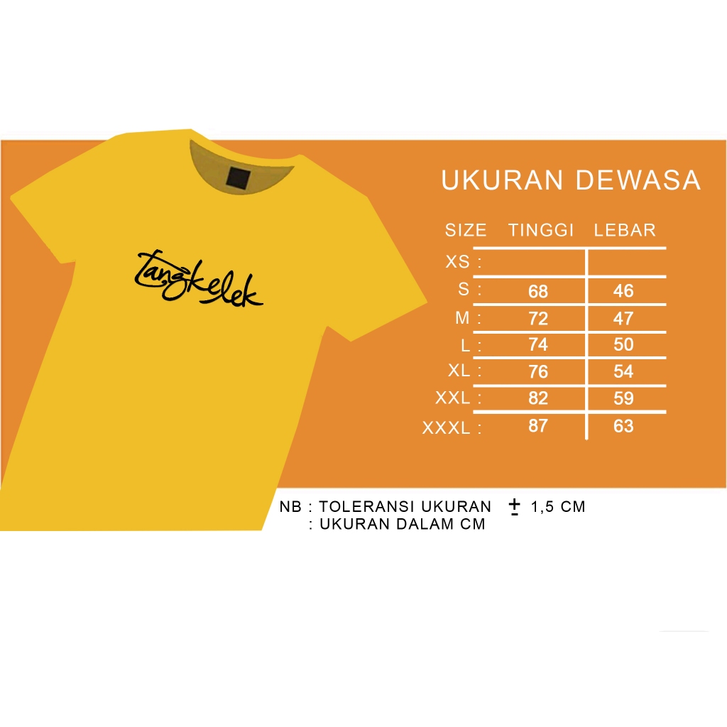 Tangkelek Baju Kaos Baok Ngopi Sanak Warna Putih