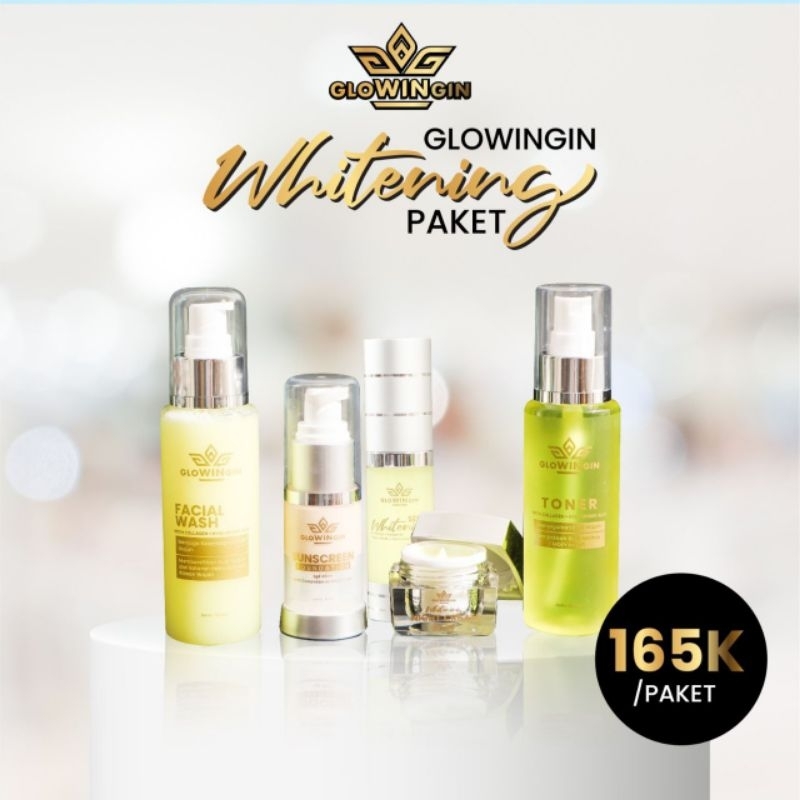 Glowingin Skincare/ Glowingin/ Wajah Glowing/ Krim Pemutih / SLK Skin Glow