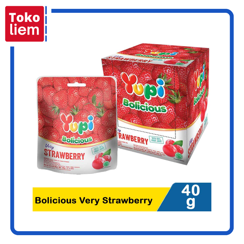 

Yupi Bolicious Strawberry 40G