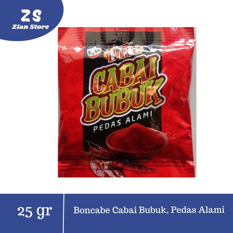 

Boncabe Cabe Bubuk Pedas Alami 25 g