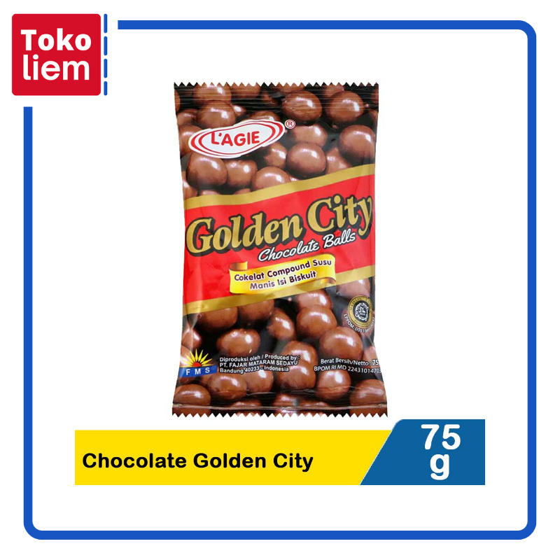 

L'agie Chocolate Golden City 75G