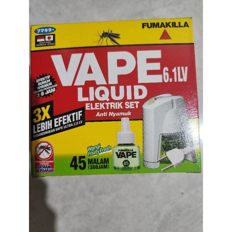 Fumakilla Vape Liquid alat+refill