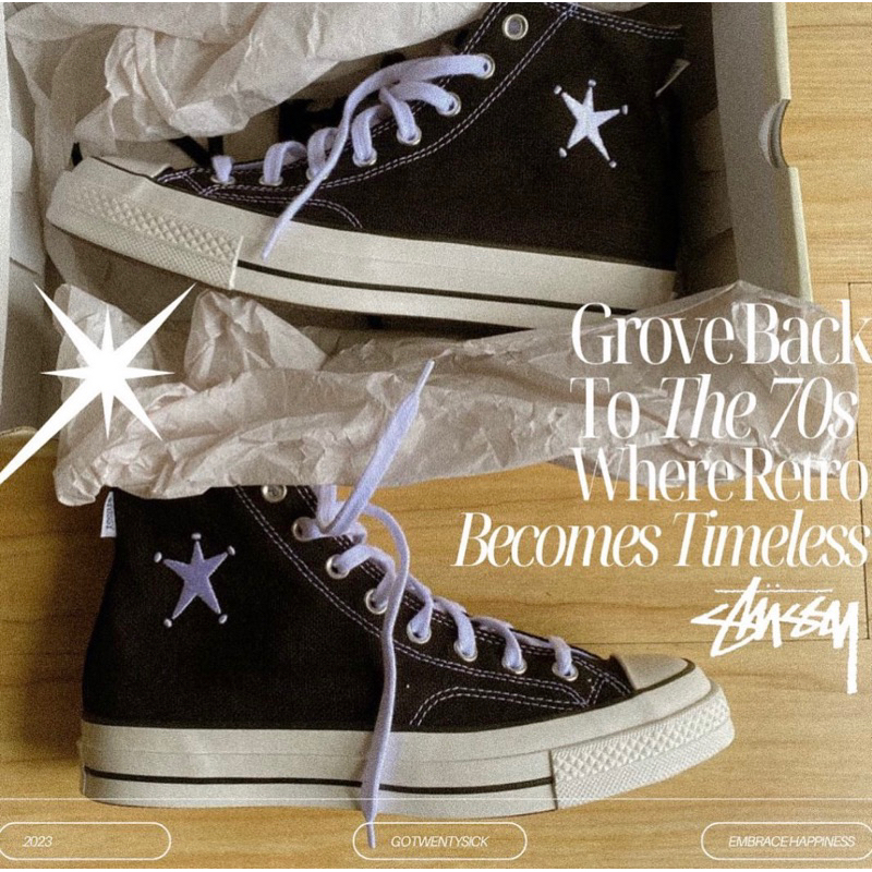 Converse x stussy chuck 70 Highs