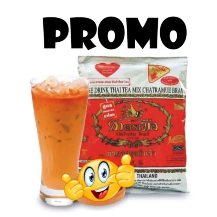 

CNGV9255 THAI TEA THAILAND ORIGINAL CHATRAMUE 400GR/ PROMO TEH ORIGINAL THAILAND 400GR CHATRAMUE