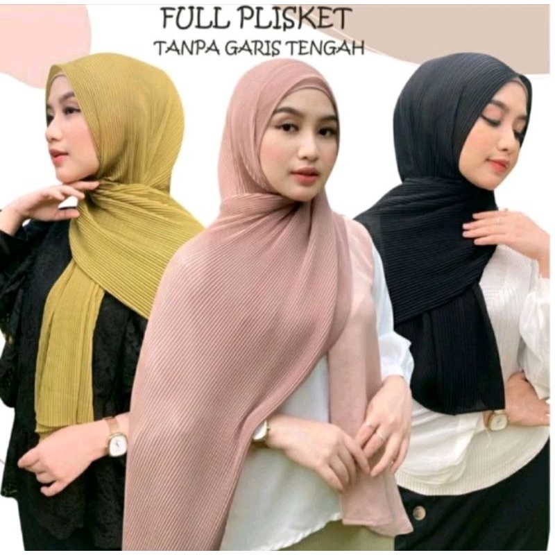 pasmina plisket premium ceruty bebydoll