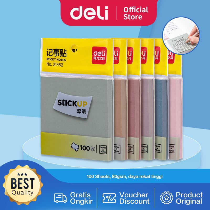 

DELI EC STICKY NOTES 21552