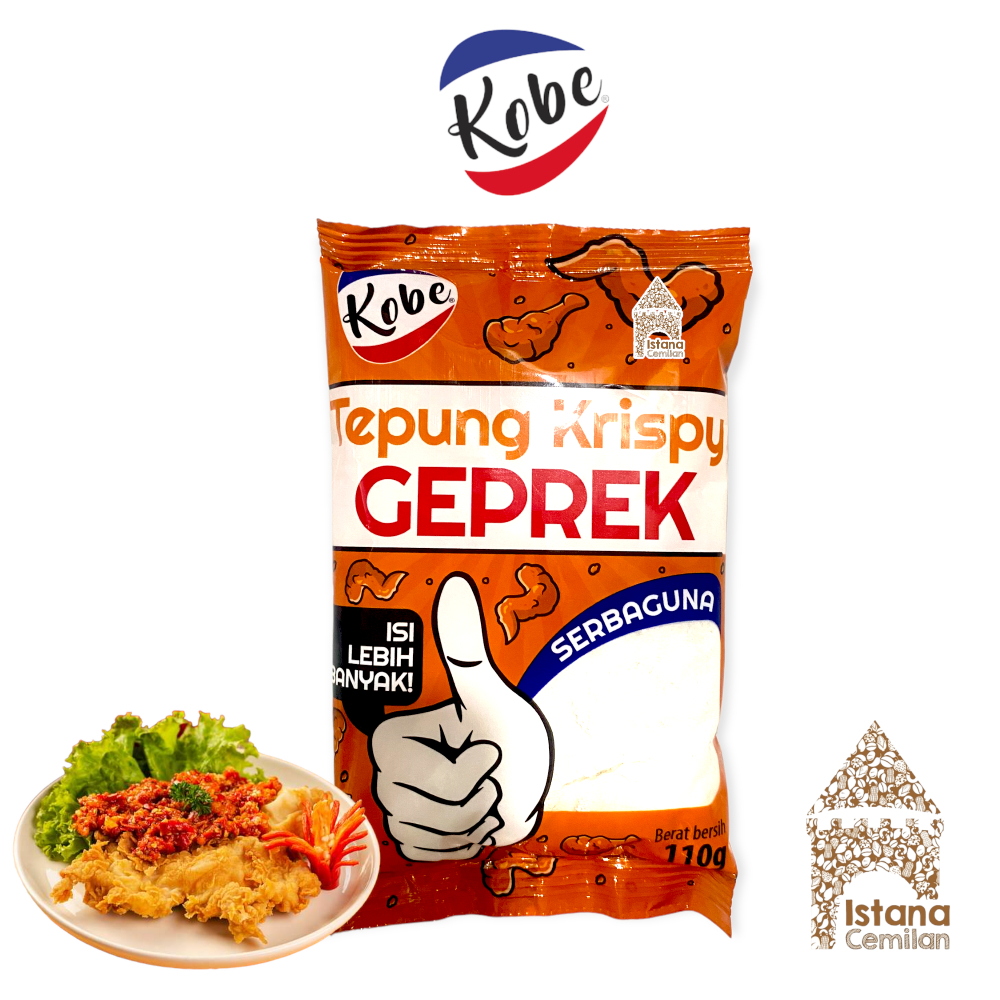 

Kobe Tepung Krispy Geprek Serbaguna untuk Ayam Geprek 110 Gram