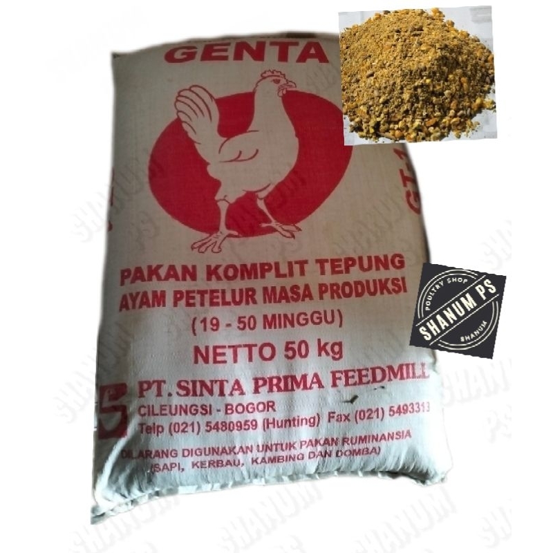 VOER PUR AYAM PETELUR MAKANAN AYAM KHUSUS AYAM TELUR RPC 1 KG