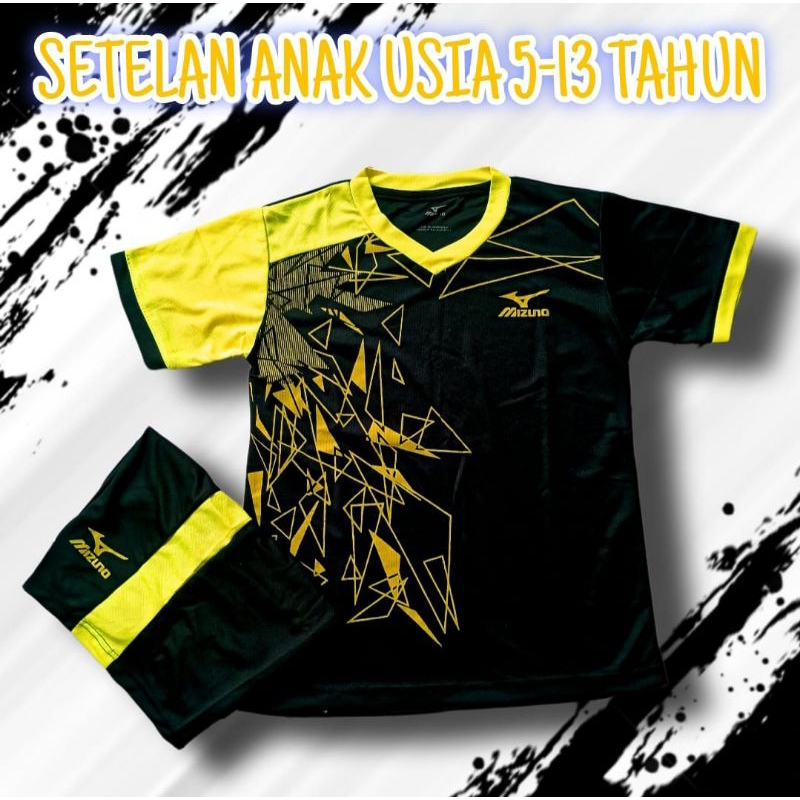 Terbaru stelan jersy bola anak bola futsal voli SSB junior putra putri seet baju celana