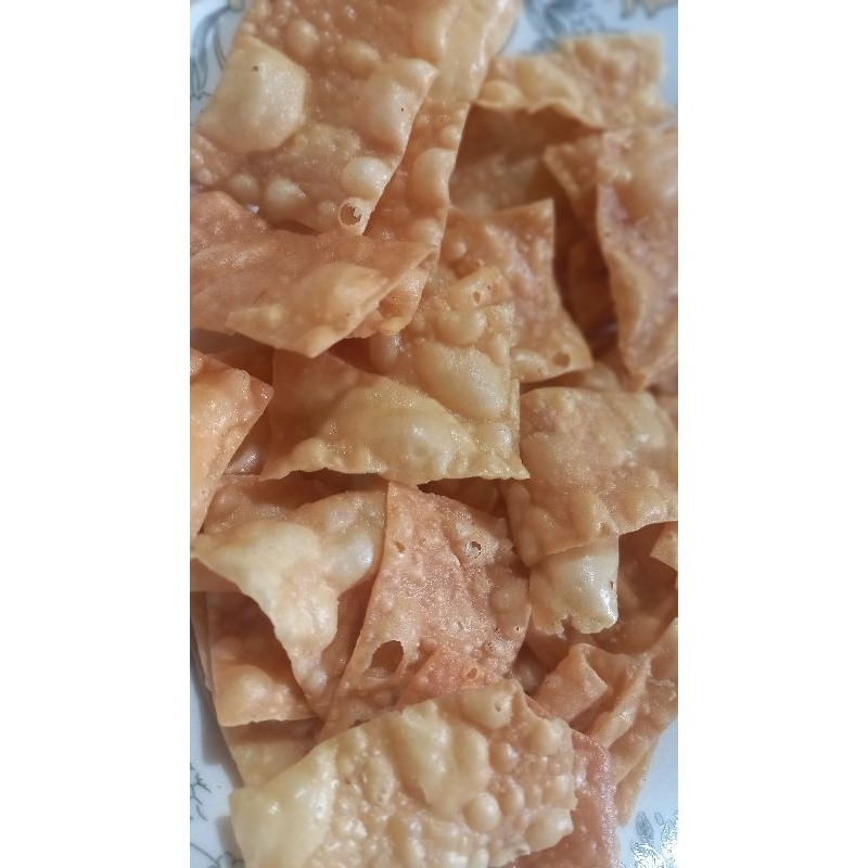 

Kerupuk Pangsit gurih dan renyah