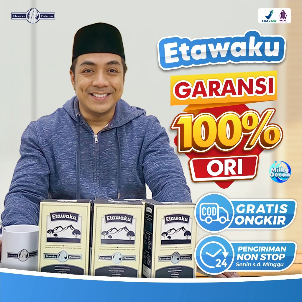 

Susu Kambing Etawaku - Atasi NYERI SENDI & TULANG Rendah Gula Bebas Pengawet Jaga Kesehatan Jantung Cegah Masalah Pencernaan & Menurunkan Diabetes Kolesterol Lancarkan Produksi ASI Bebas Asam Urat Encok Pegal Linu Anlene