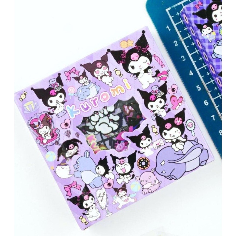 

Sticker Box Kuromi isi 100 Pcs Aesthetic Waterproof Sticker Cute Anak sticker ROBLOX
