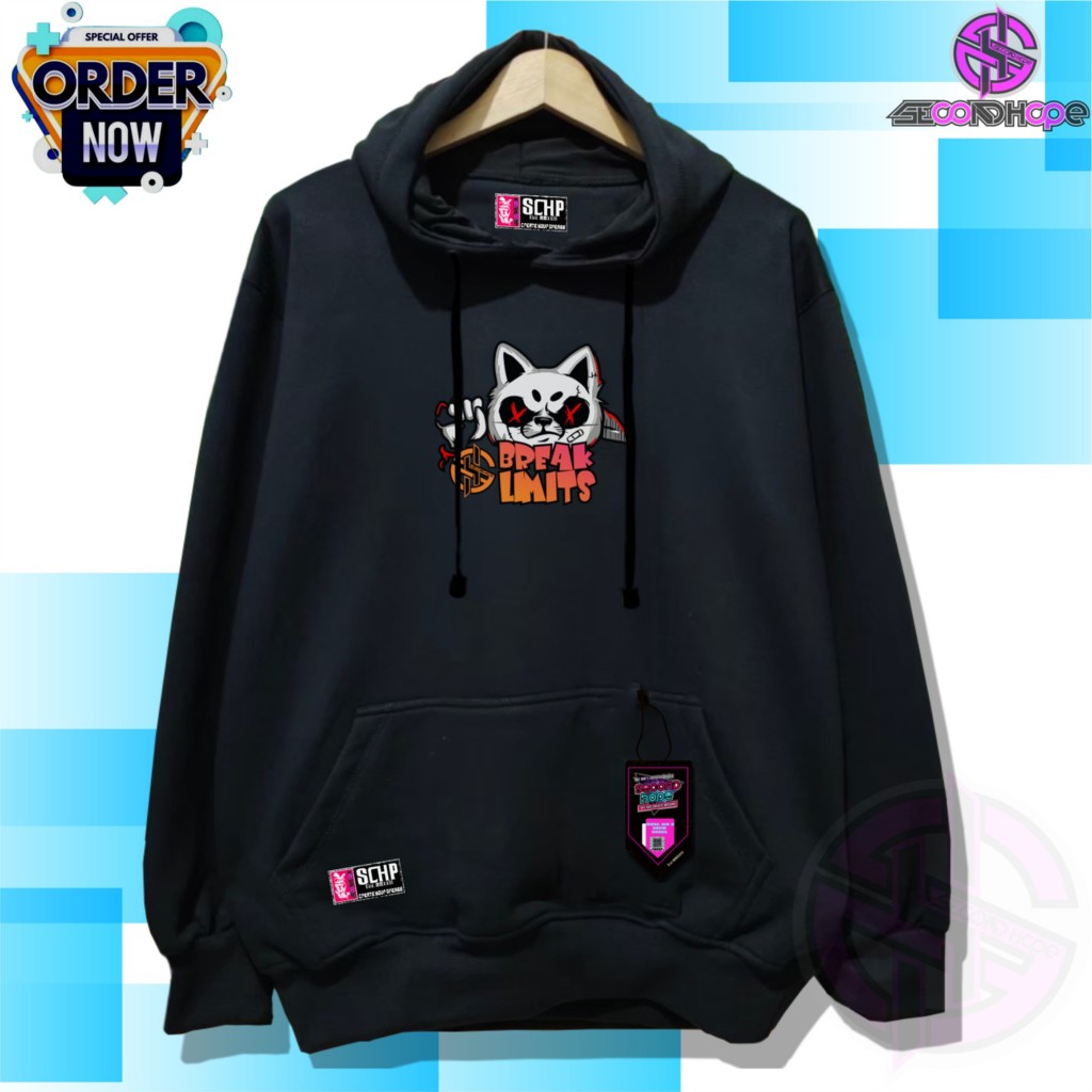 Hoodie Pria Aestetic Keren Gambar Anime Grafity Jaket Pria Dewasa Second Hope Over Size Terlaris 202