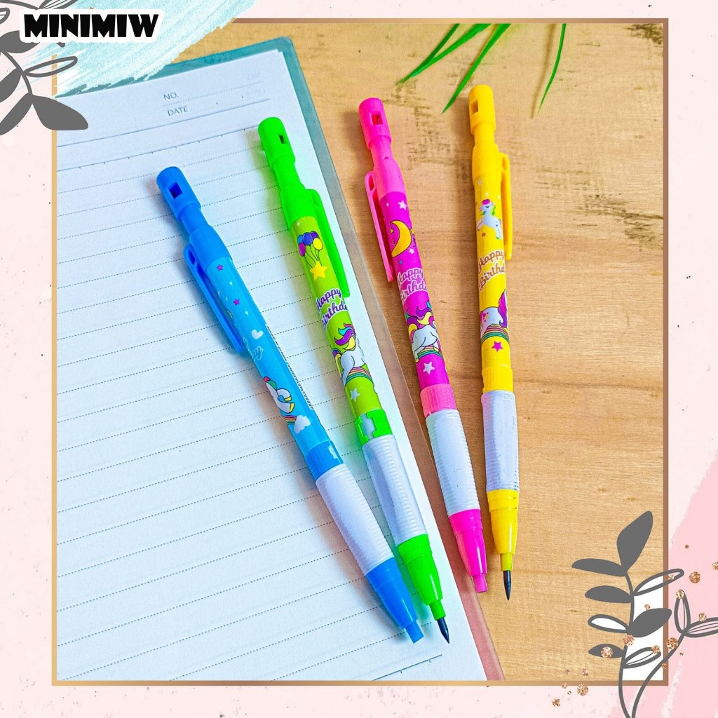 

PENSIL CETEK MEKANIK UNICORN UKURAN 2.0 PCM-1035 MECHANICAL KLIK CLICK KARAKTER KUDA PONI UNIK WARNA WARNI MURAH PENCIL ALAT TULIS KANTOR SEKOLAH MURAH TERMURAH COD