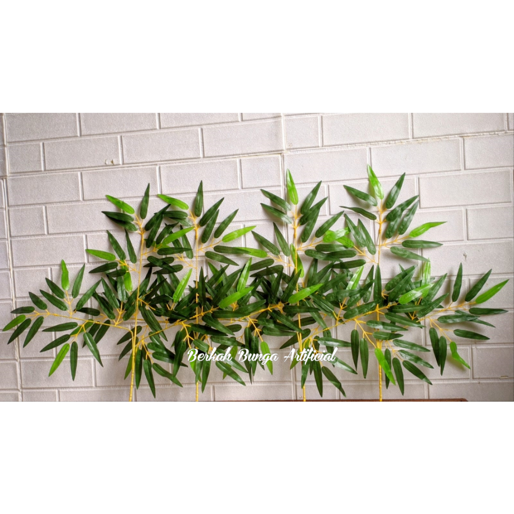 Daun bambu Plastik- Daun bambu Artificial- daun bambu bohong- Pohon plastik