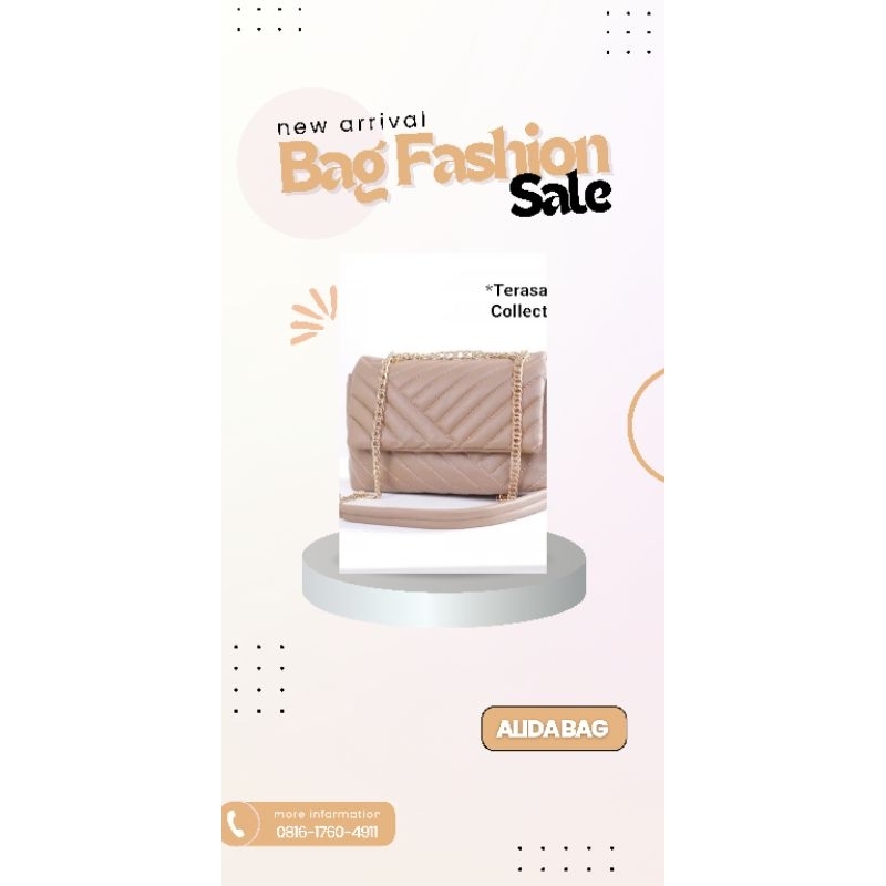 Tas selempang Wanita/Tas alida selempang/Tas wanita pesta