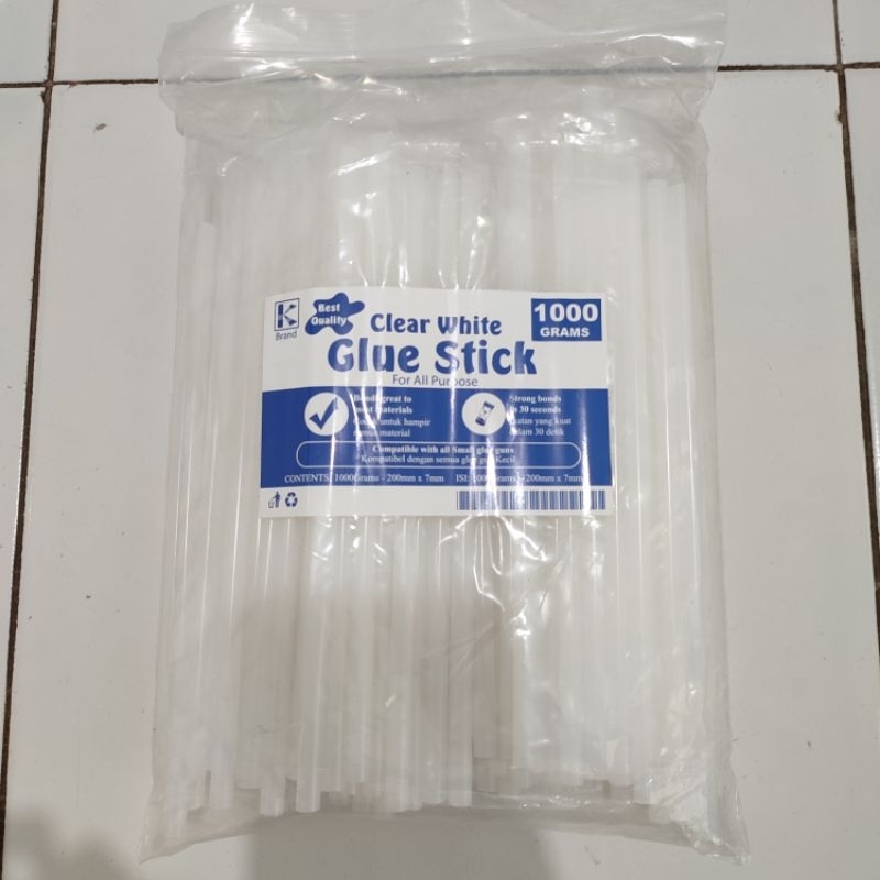 

Isi Lem Tembak Kiloan / Lem Bakar Kiloan / Glue Gun Refill / Lem Lilin Tembak Kecil 1Kg