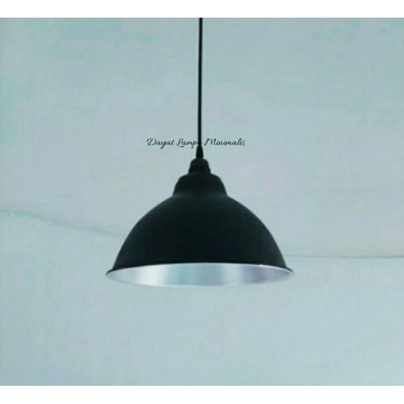 Lampu gantung industrial, lampu alumunium, lampu caffe, lampu resto, lampu barbershop