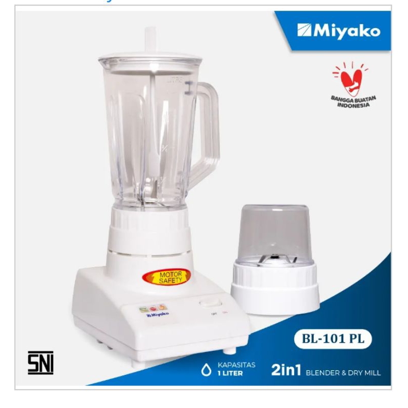 Miyako Bl-101 Pl | Blender Plastik Miyako Bl 101 Pl