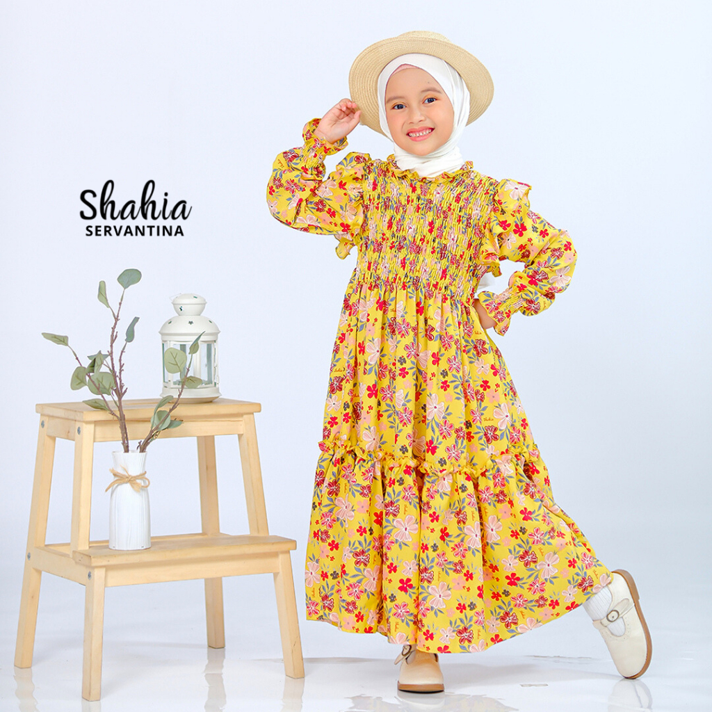 Shahia Servantina - Raline Dress Gamis Anak Perempuan