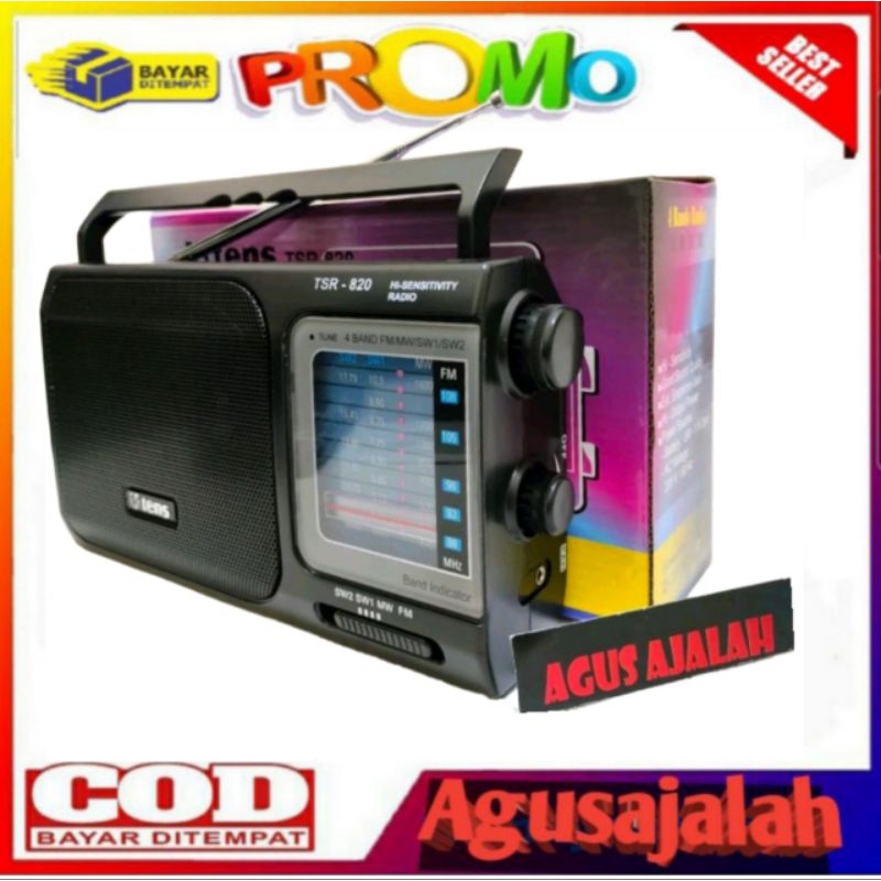 ✅cod Radio TENS 820 radio Rodja AM FM SW  9 BAND radio portable tens radio tens 820 radio tens 810 r
