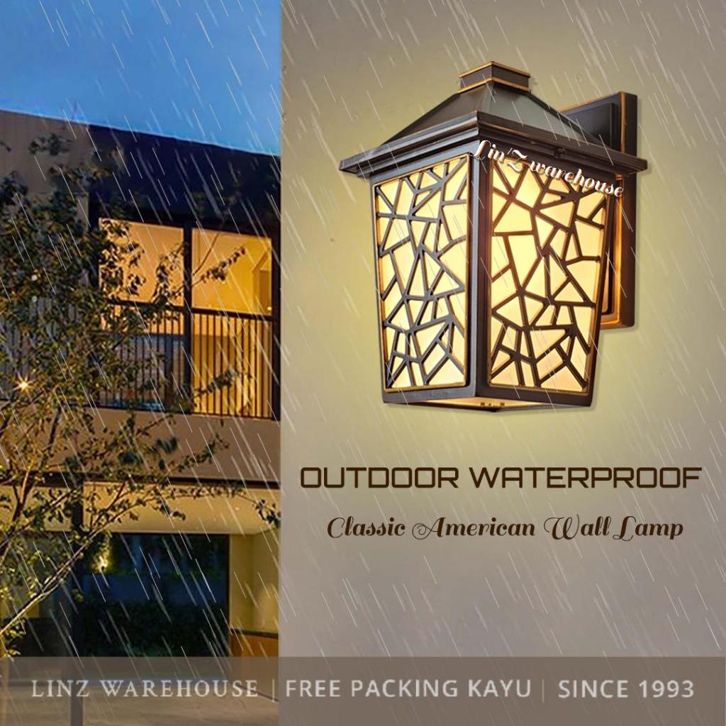 Lampu dinding CLASSIC AMERICAN OUTDOOR WATERPROOF SERIES 02 wall lamp
