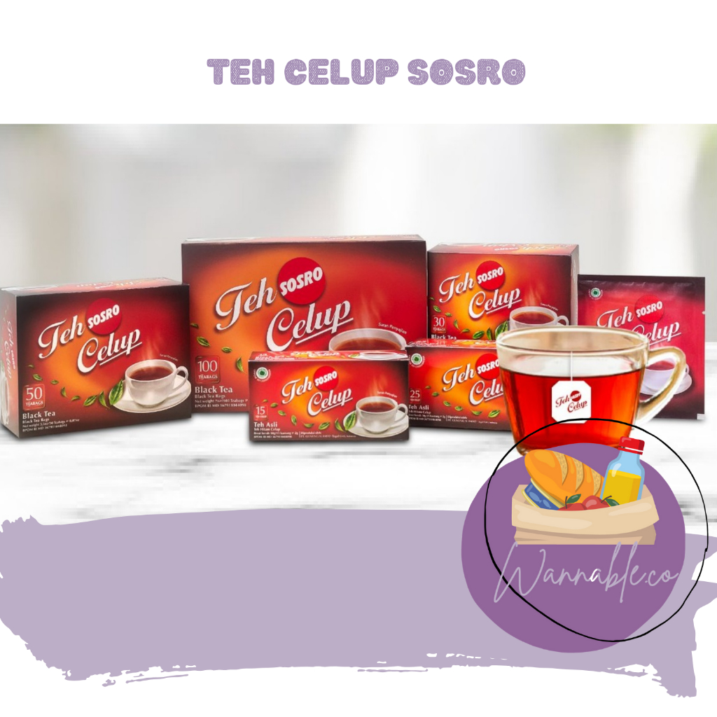 

TEH SOSRO CELUP BOX SOSRO ASLI DAN BLACK TEA TERMURAH ORIGINAL