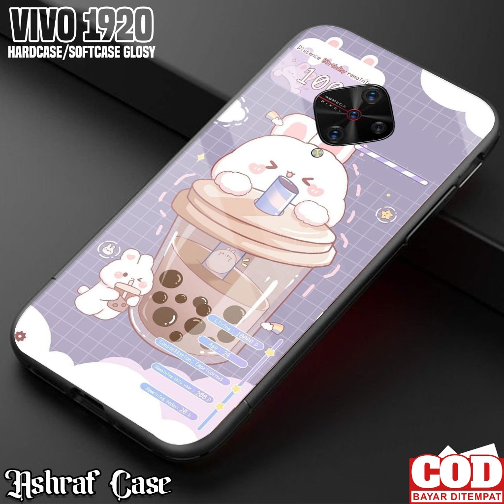 Case VIVO 1920 - Casing VIVO 1920 Terbaru ( BBA ) Silikon Hp Vivo 1920 - Softcase Glass Kaca - Kesin