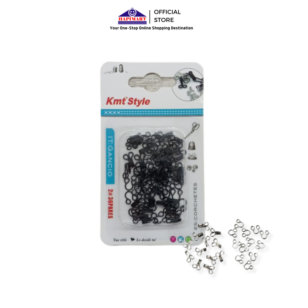 Kancing Hak Pengait Bra/Kancing Hook BH  Rok/Kaitan Kebaya Korset
