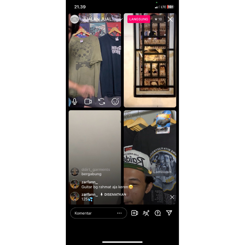 Borongan Kaos vintage