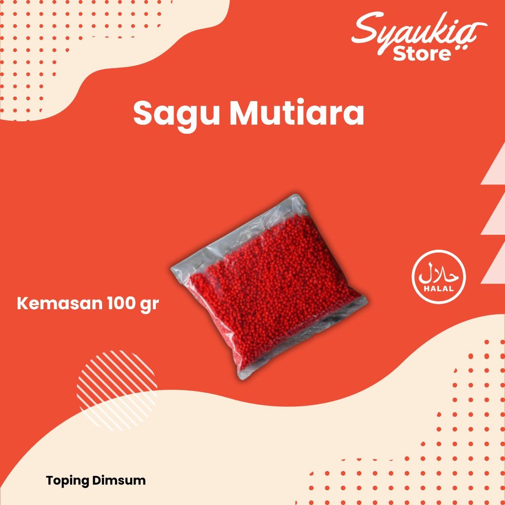 

Sagu Mutiara Mata Ikan Untuk Dimsum Siomay dll / Sagu Mata Ikan