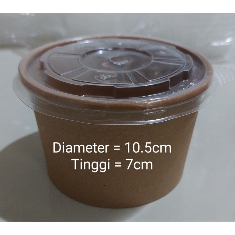 Paper Bowl Kraft 500ml