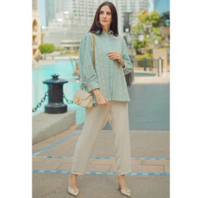 SALE NEW BENANG JARUM SIENNA SHIRT BLUE