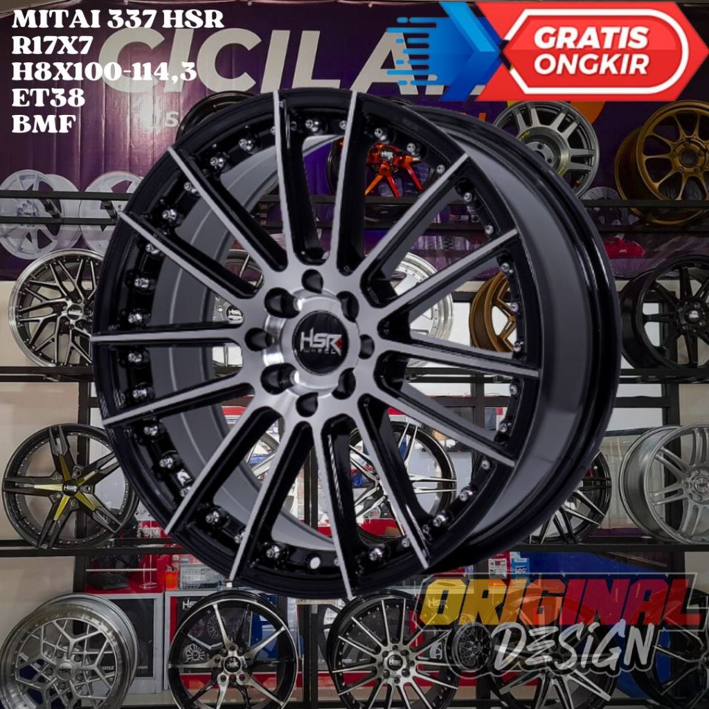 Velg Mobil Baleno , Mazda2 , Confero , Accent , HSR MITAI Ring 17 R17