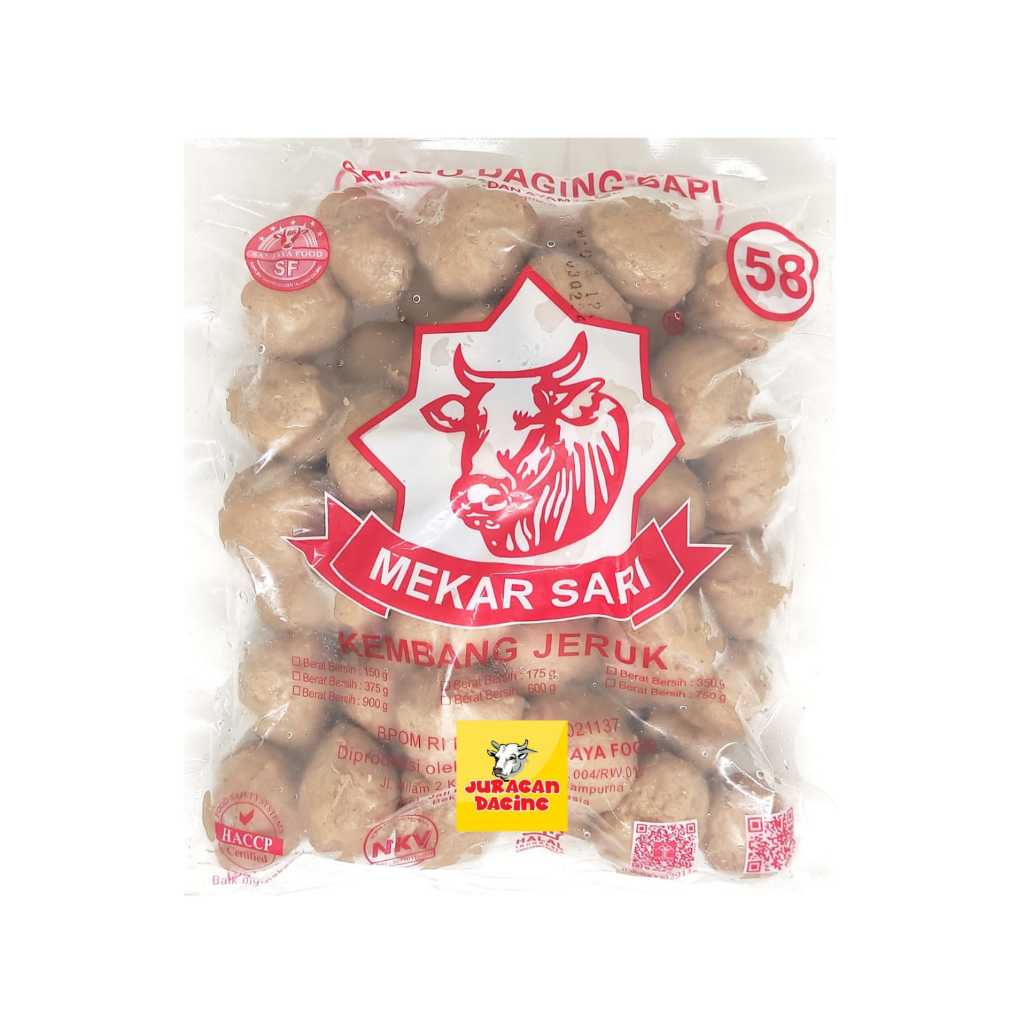 

Bakso Mekar Sari Kembang Jeruk Isi 50 600gr