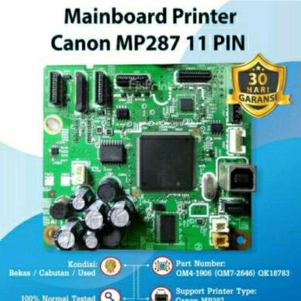 mainboard printer canon mp 287