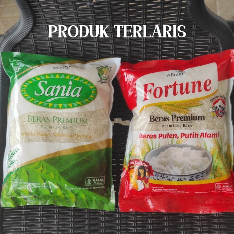 

★★★★ TERLARIS - Beras Premium Sania/Fortune kemasan 1 kg