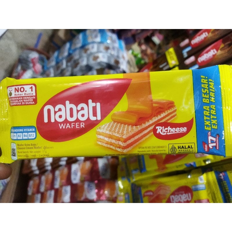 

Wafer Nabati Keju Rtg Isi10pcs