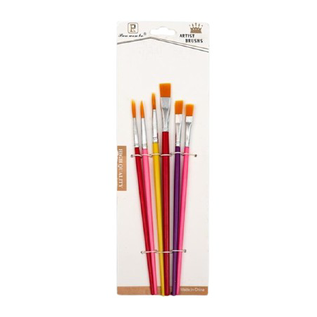 

➮➟✤ [DAVIS]Kuas set warna (isi 6 pcs) Paling Popular