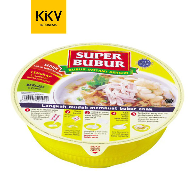 

Murah Banget KKV - SUPER BUBUR AYAM CUP 64g / Bubur Instan