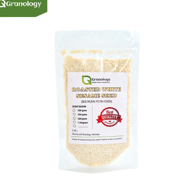 

Ready Wijen Putih Panggang / Roasted White Sesame Seed 100 gram