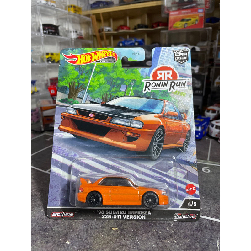 hotwheels 98 subaru impreza 22b-sti version